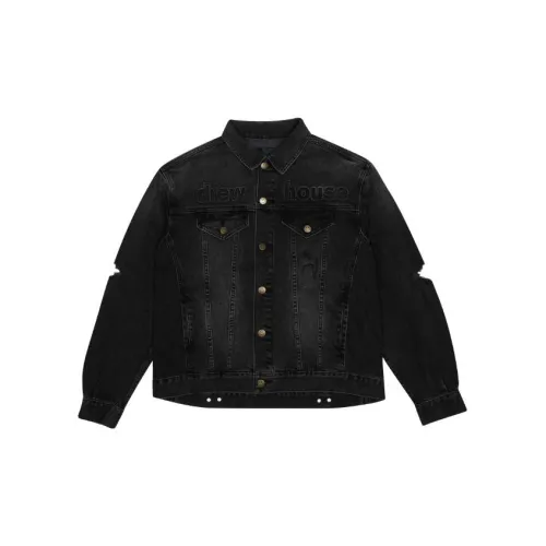 Drew House Flame Series Jackets Unisex Black