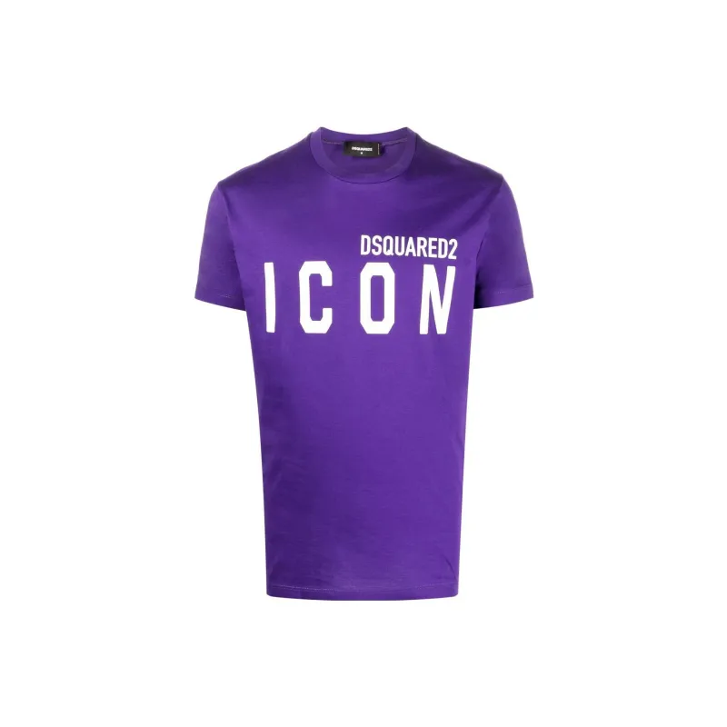 DSQUARED 2 Icon Printed Crewneck T Shirt-0