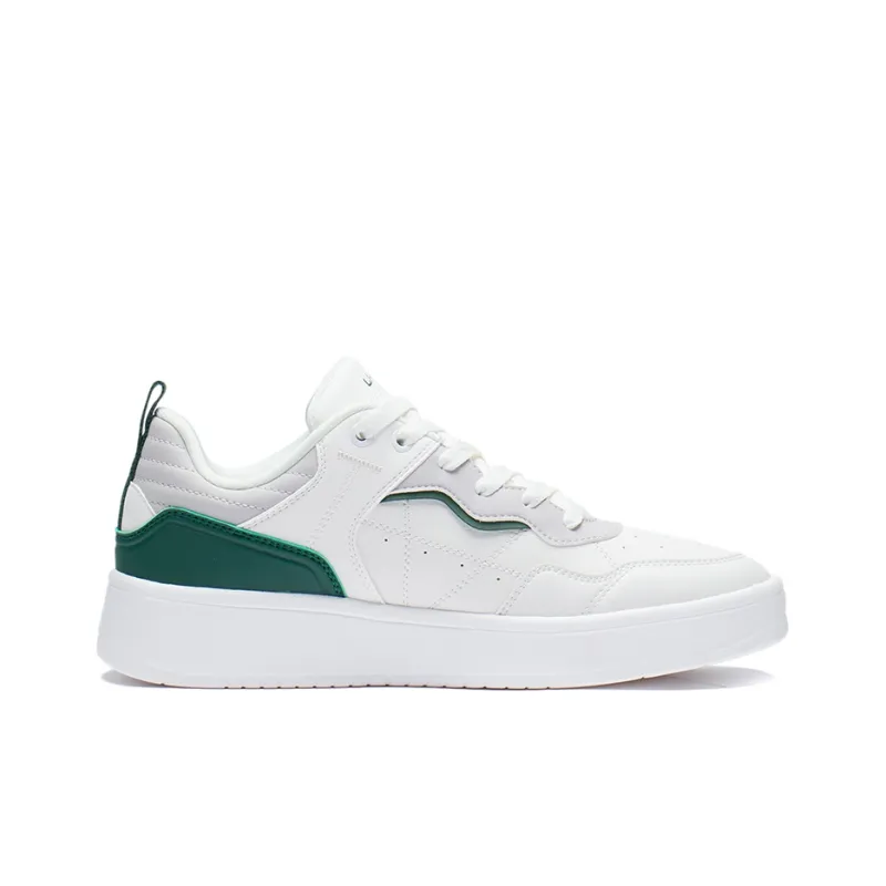 LiNing The Beginning Of The Line Breathable Low-Top Skateboard Shoes Men's White Green-1