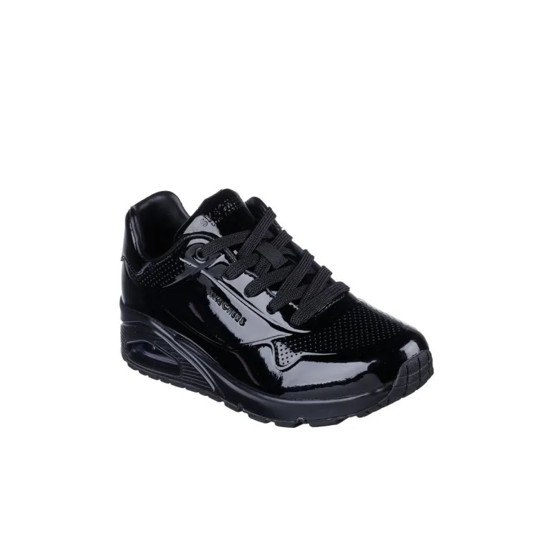 Skechers Uno Series - Shiny One Anti-Slip Wear-Resistant Low-Top Sports Casual Shoes Women's Black-2