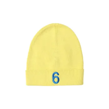 MM6 Maison Margiela Logo Embroidered Knit Beanie