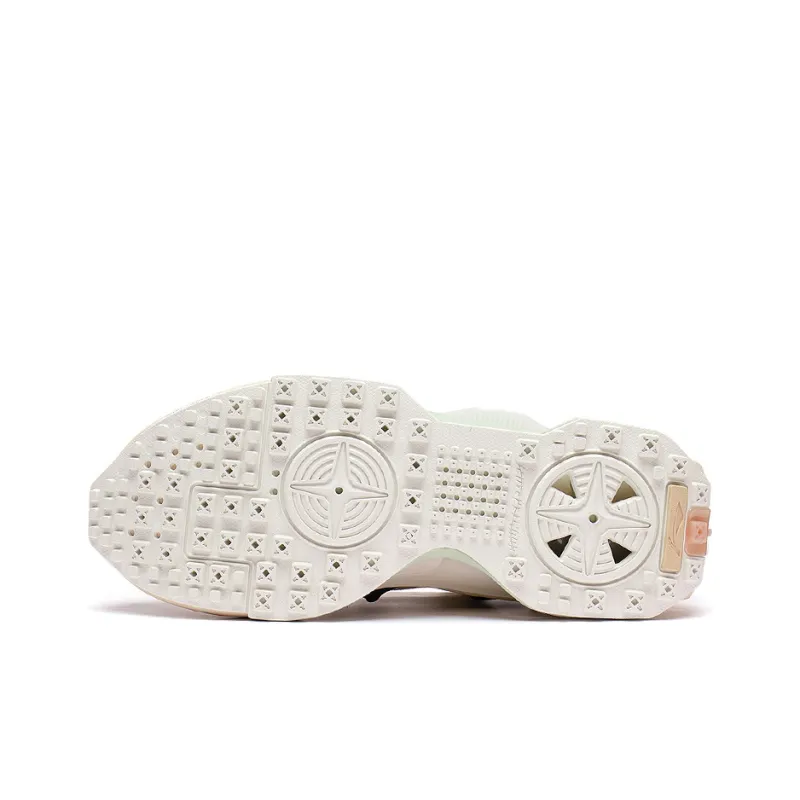 LiNing CF Counterflow Xingshan 2.0 Cushioning Rebound Low Top Sports Casual Shoes Unisex Pearl White-4
