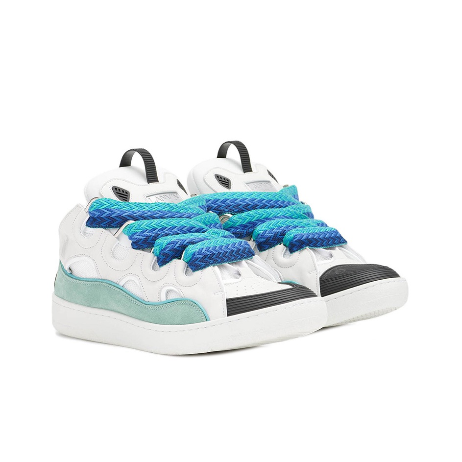 Lanvin Curb Sneaker White Blue - POIZON Lanvin Curb Sneaker White Blue - POIZON