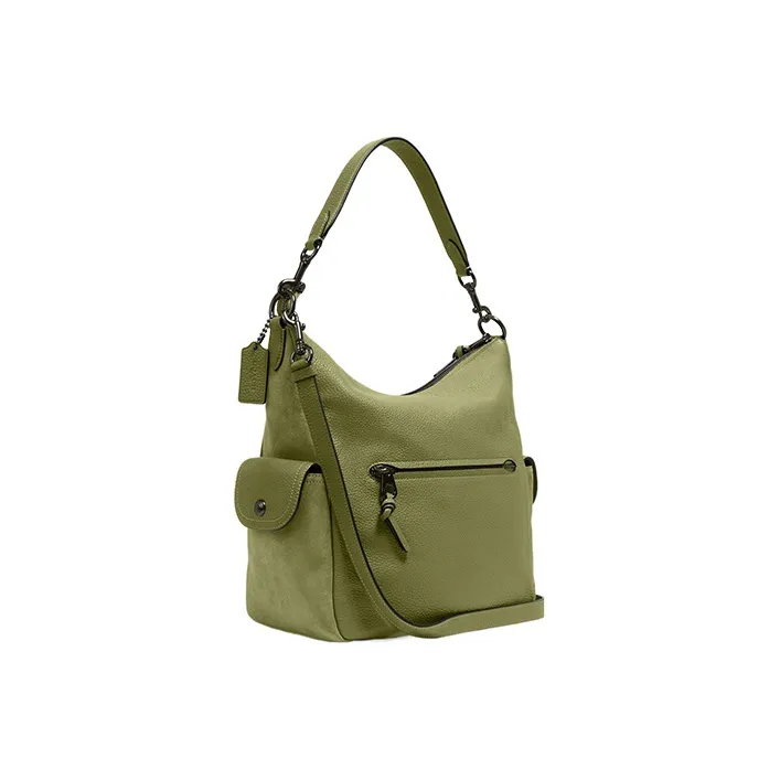 COACH Pennie Grained Leather Suede Bucket Bags Shoulder Bag Crossbody Bag Handbag Large Size Women's Jasper-1