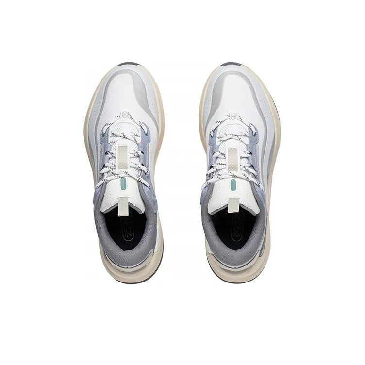 LiNing Yun Ji Shock Absorbers Slip Resistant Breathable Low Top Sports Casual Shoes Men's Gray-2