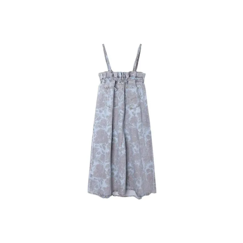Ganni X Levis Slip Dresses Women's Light Denim-1