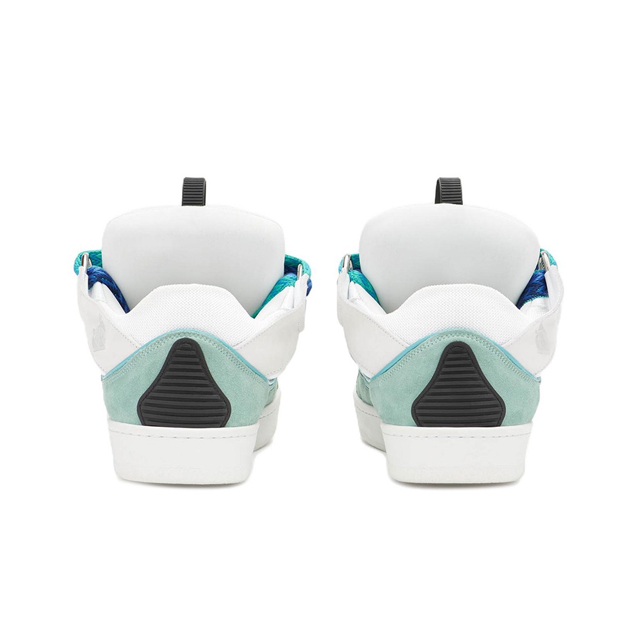 【最安値に挑戦】 Lanvin Curb Sneaker White Blue - POIZON 靴