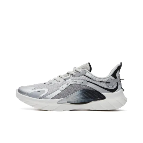 Erke Running Shoes Men Low-Top Pencil Gray/Snowy Gray