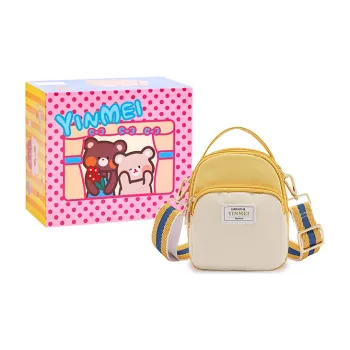 Sound For Life Nylon Sling Bag Handbag Shoulder Bag Crossbody Bag Mini Women's Yellow