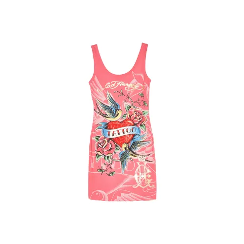 Ed Hardy Slip Dresses Women's Camellia Rose