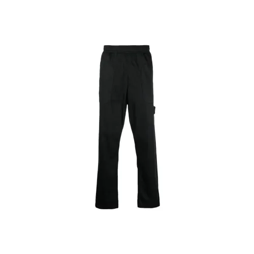 STONE ISLAND GHOST PIECES Knitted Sweatpants Men Black