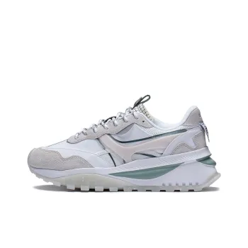 LiNing Fangyuan EVO Low Top Sports Casual Shoes Women's White Gray