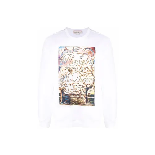 Alexander McQueen Sweatshirts Men White