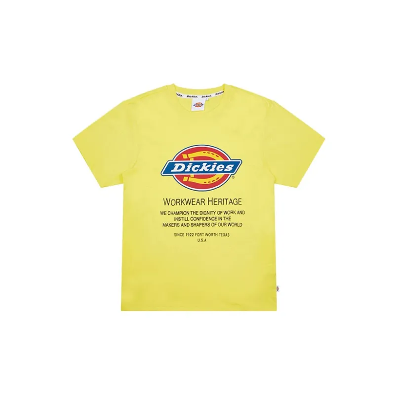 Dickies FW22 T Shirt Unisex Yellow-0