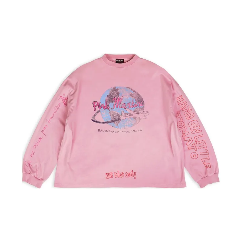 Balenciaga T-Shirts Unisex Pink-0