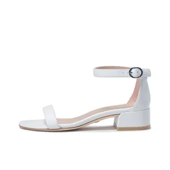 Stuart Weitzman/SW One Strap Sandals Women's White