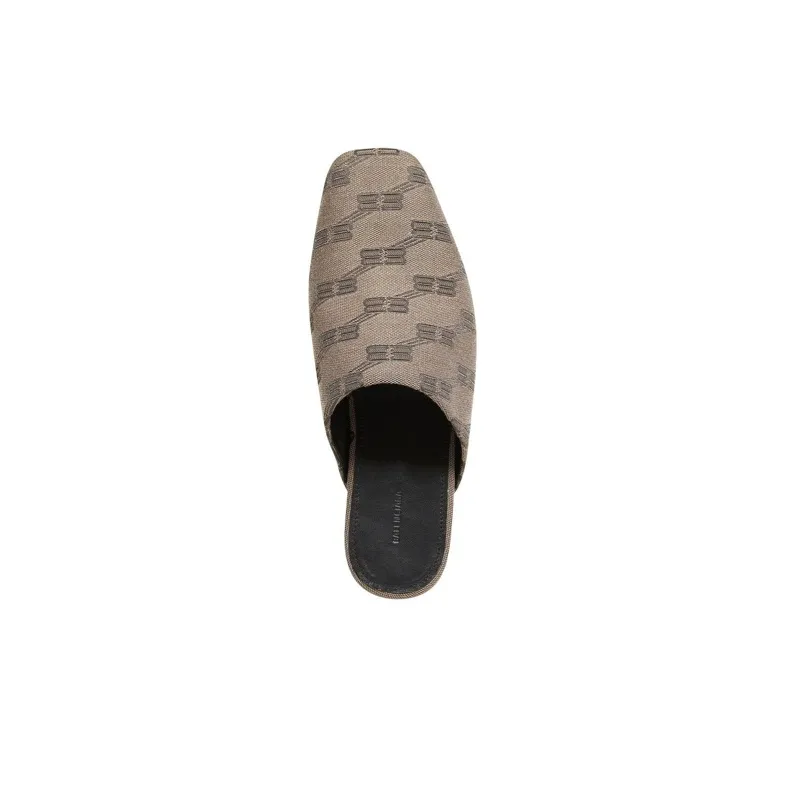 Balenciaga Cosy Mules 'BB Monogram Brown'-2