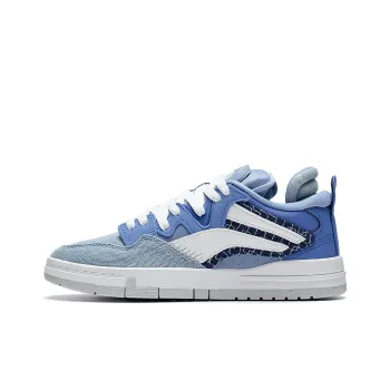 LiNing Wei Wu PRO Pro Lightweight And Wear resistant Low Top Skateboard Shoes Women's River Blue