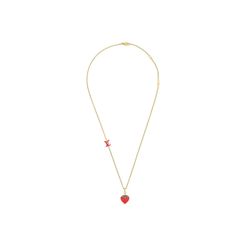 LOUIS VUITTON Lv Fruits Strawberry Pendant-2