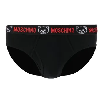 MOSCHINO Bear-Motif Embroidered Waistband Briefs