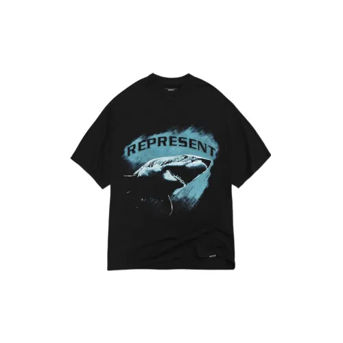 Represent Shark T-Shirt Black