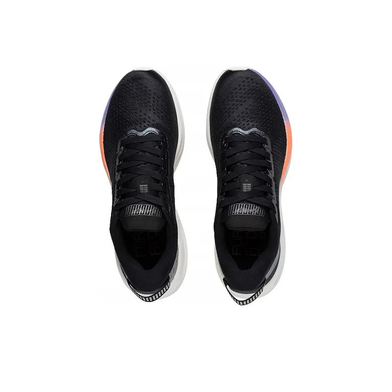 LINING Furious Rider 6.0 Running Shoes Women's Low Top Phantom Black/Purple/Orange-2