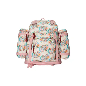 GUCCI The North Face Collaboration Leather Backpack Men's White/Pink