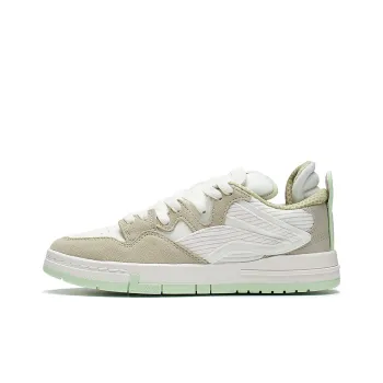LiNing Wei Wu PRO Pro Anti Slip Wear Resistant Low Top Skateboard Shoes Women's Plain Khaki