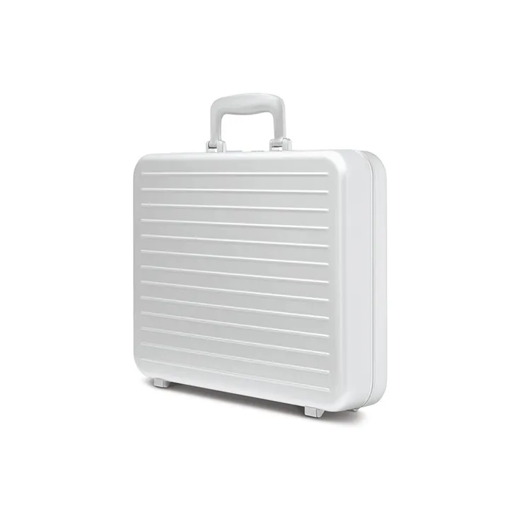 RIMOWA Aluminum-Magnesium Alloy Briefcases Men's Silver-3