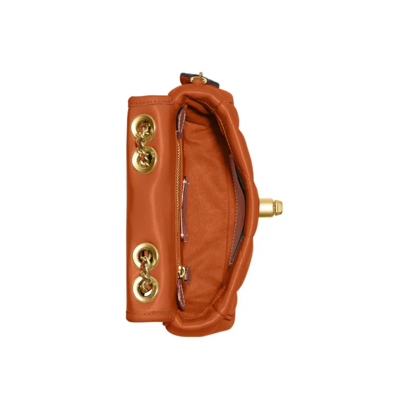 COACH Pillow Sheepskin Crossbody Bag, Shoulder Bag Women's Canyon Red-2