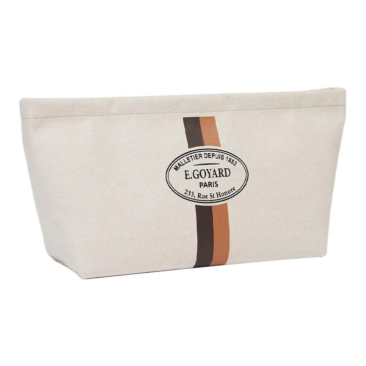 GOYARD Cotton Clutch Storage Bag Unisex Beige-0