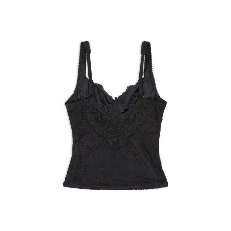 Balenciaga Lace Detailed Sleeveless Top-1