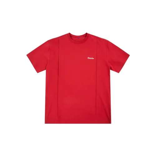 ADER ERROR T-Shirts Unisex Red