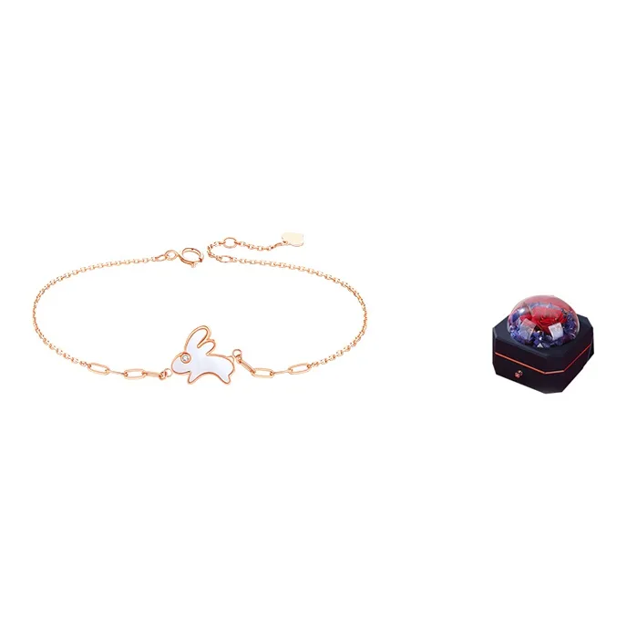 D.Get 18K Gold Bracelets Women's-3
