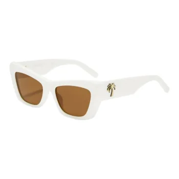 PALM ANGELS Hermosa Rectangular frame Sunglasses