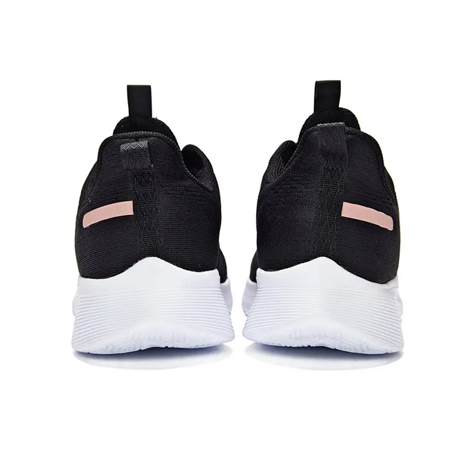 361° Breathable Low Top Running Shoes Women's Black Pink-3