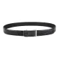 Black Strap Silver Buckle