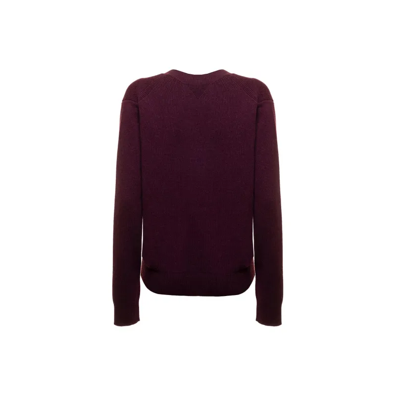 Bottega Veneta V Neck Long Sleeved Jumper-1