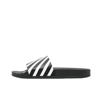 OFF WHITE Diag Slider Black White