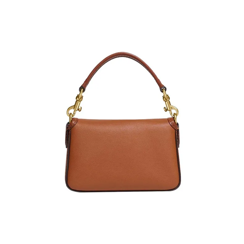COACH Tabby Smooth Cow Leather Shoulder Bag Crossbody Bag Handbag Mini Women's Brown-2