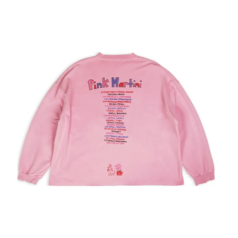 Balenciaga T-Shirts Unisex Pink-1