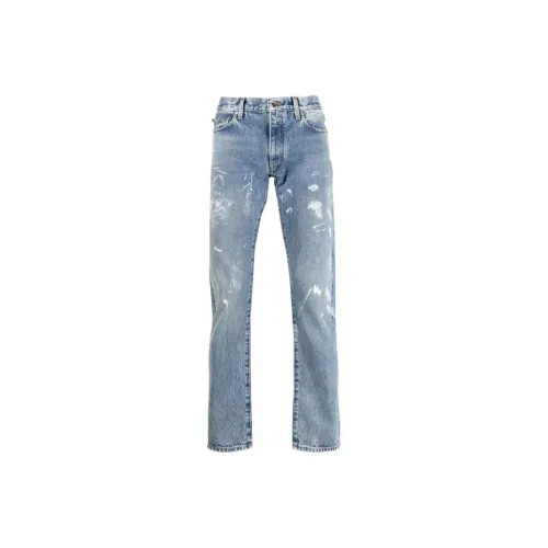 OFF-WHITE Jeans Men Light Blue