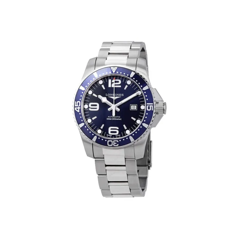 LONGINES Comcast Diving Collection Automatic Mechanical Movement Men's Watch 44mm Blue Dial Stainless Steel Watchband-1