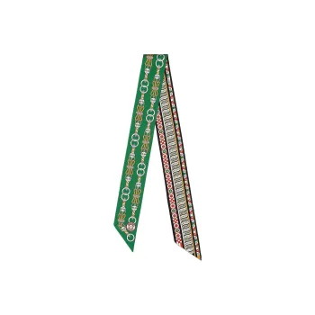 HERMES Silk Silk Scarves Women's Green