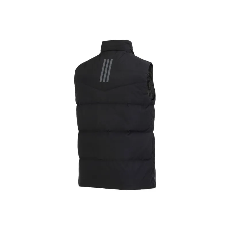 adidas Logo Print Down Vest Black-1