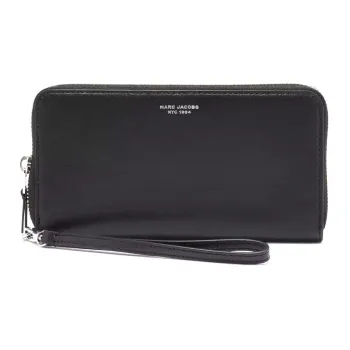 MARC JACOBS Goatskin Wallet Women's Black