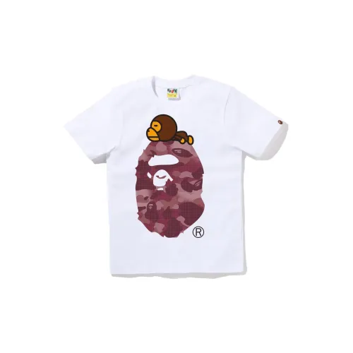 BAPE FW22 Grid Camo Milo On Big Ape Tee