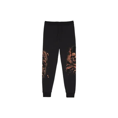 Ed Hardy Knit Sweatpants Men Black