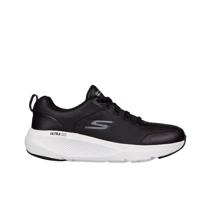 Skechers GO RUN Elevate Wear-Resistant Cushioning Breathable Lightweight Low-Top Running Shoes Women's Black White-1