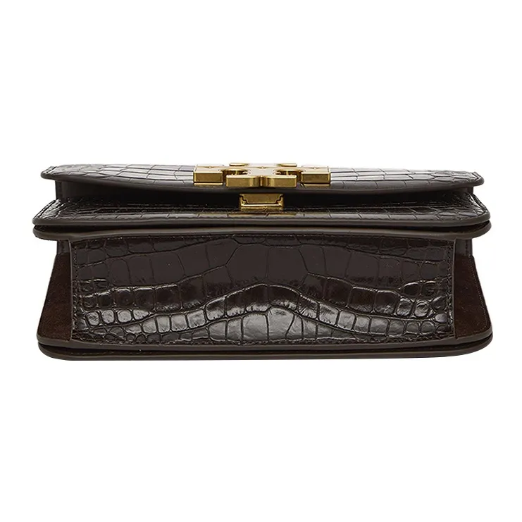 TORY BURCH Eleanor Leather Shoulder Bag Women's Brown-2